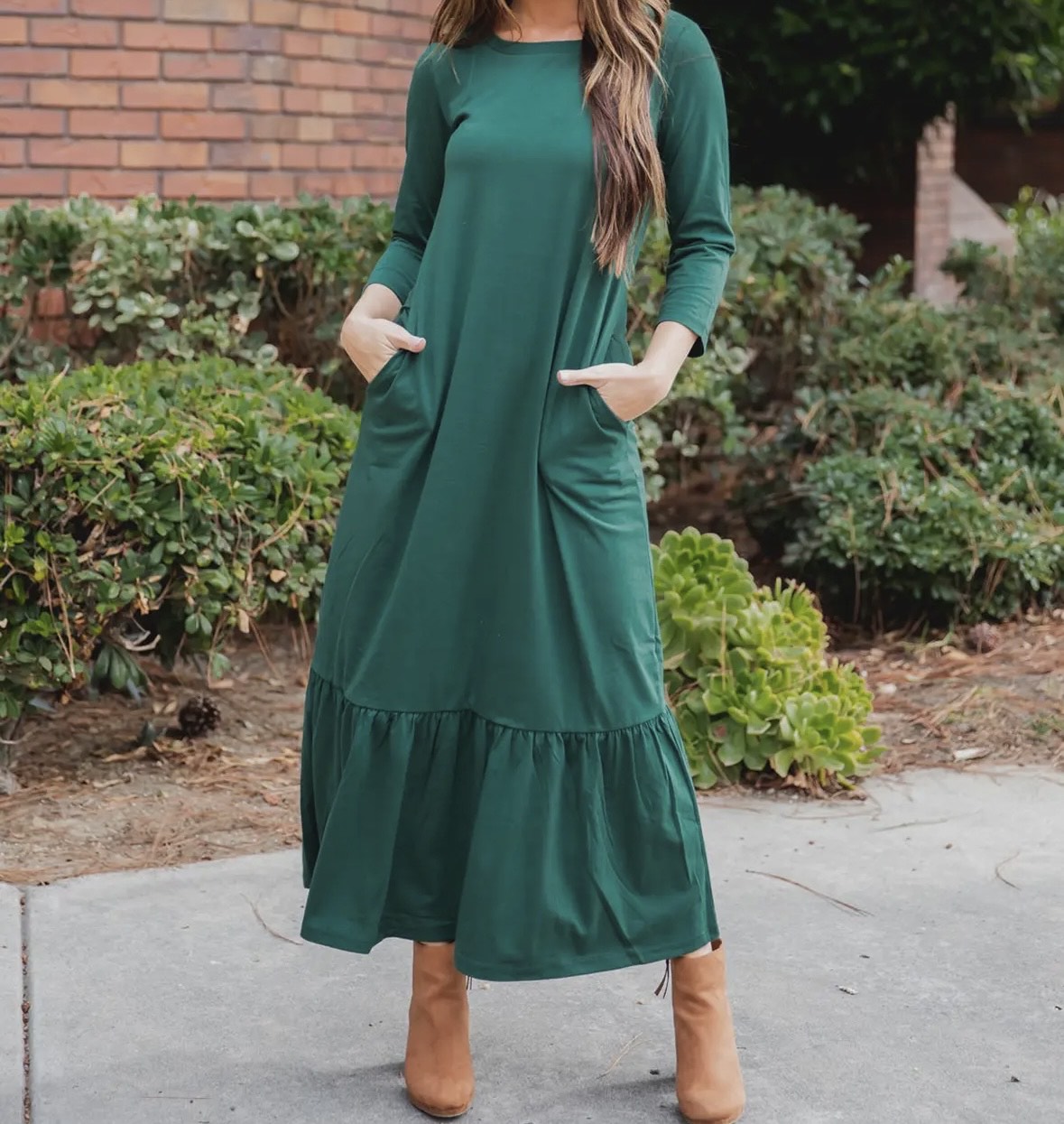 *SALE*
3/4 Sleep Maxi Sander Dress